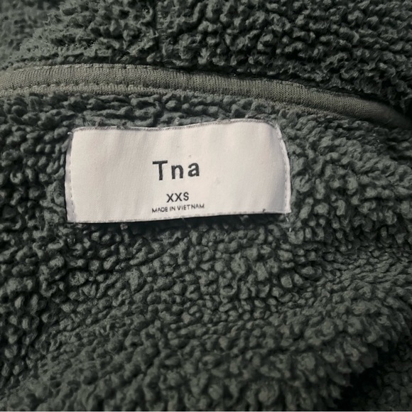 Tna Sz XXS The Teddy Zip-Up from Aritzia in Sage Green - Picture 12 of 15